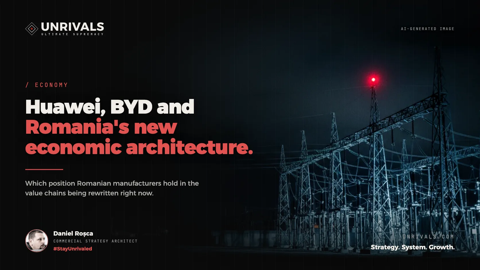 Huawei, BYD and Romania's New Economic Architecture