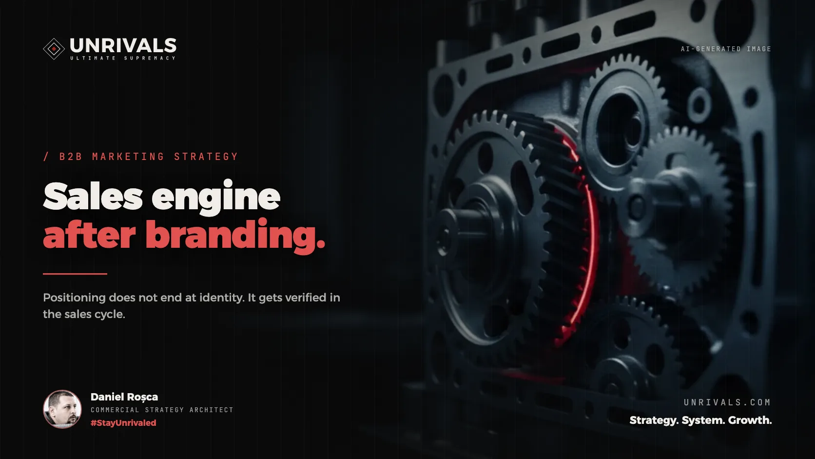 Sales Engine After Branding: The Sales Cycle as Proof