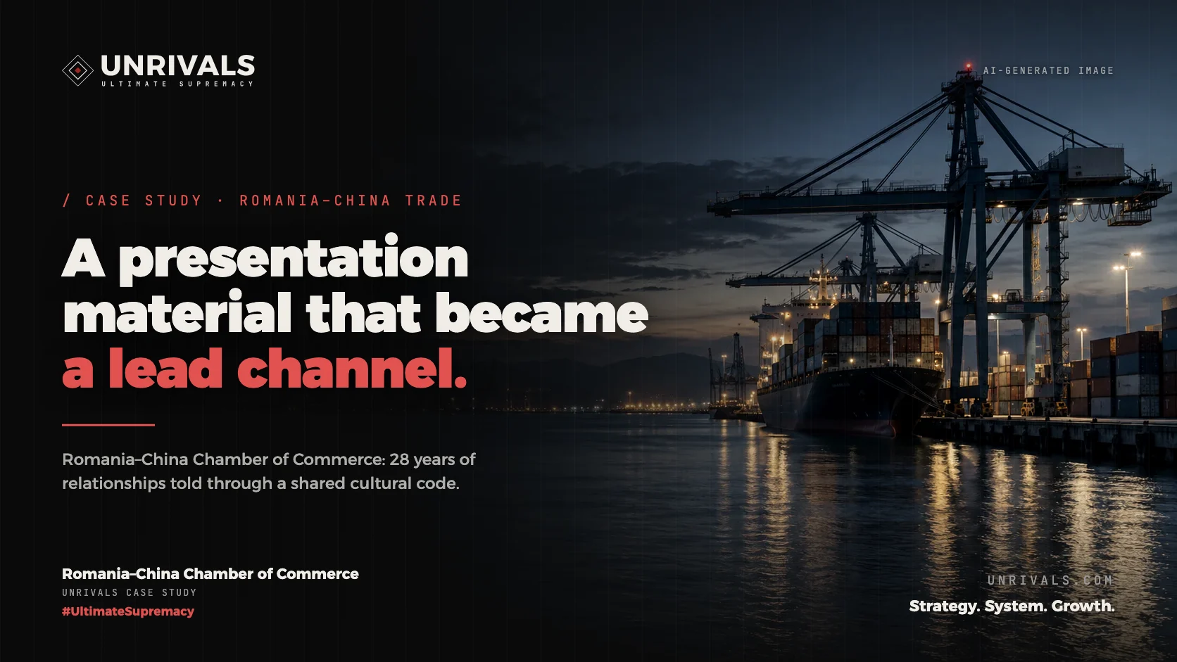 Romania–China Chamber of Commerce case study cover